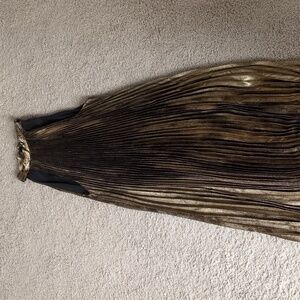 Banana Republic Metallic Gold and Black Dress